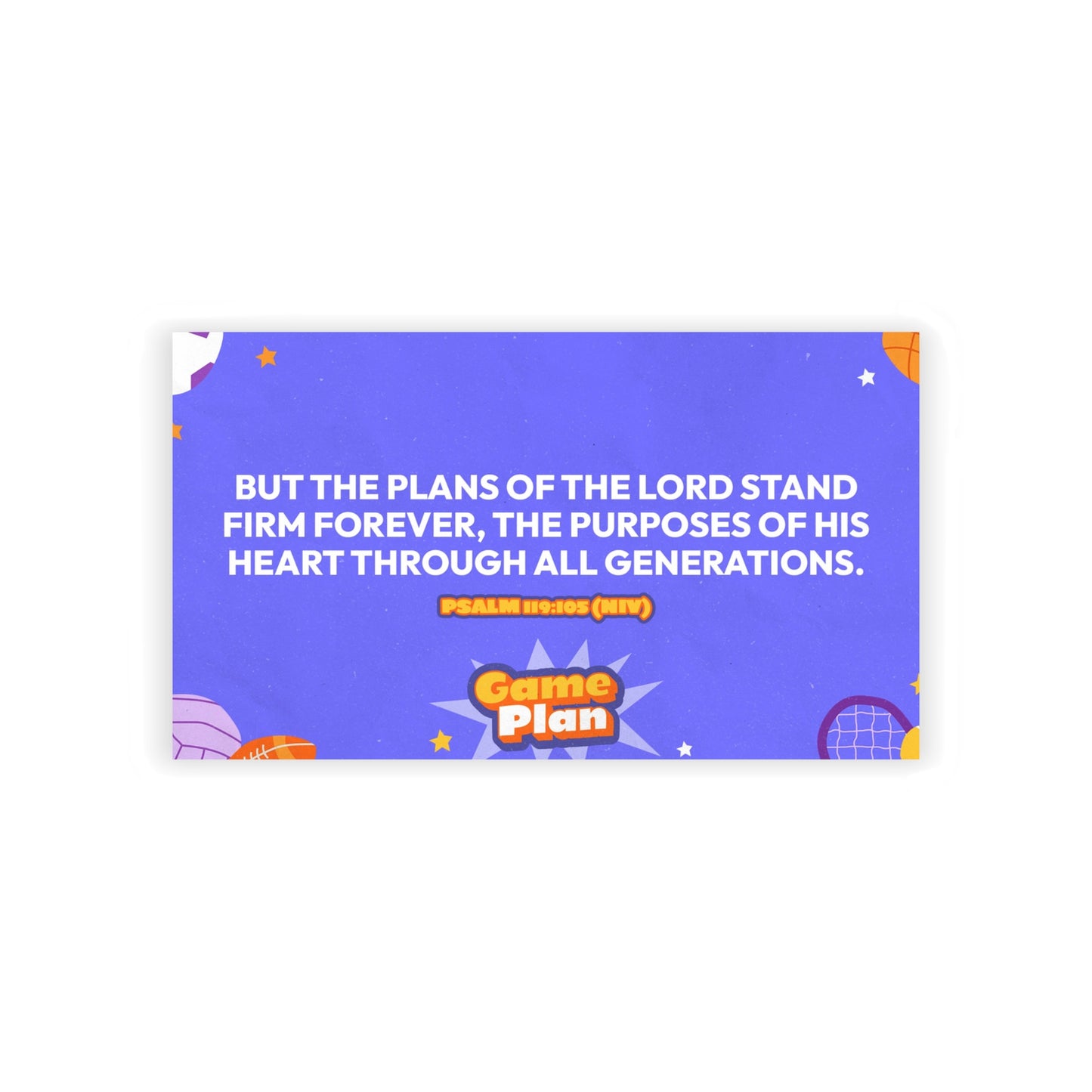 Memory Verse Cards | V8 | Game Plan Preschool