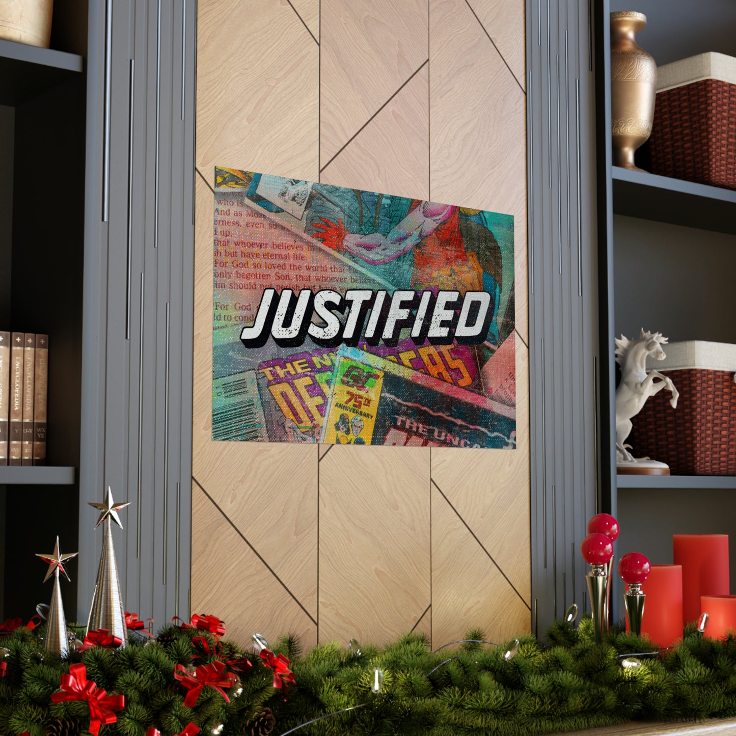 Poster | V7 | Justified Series Graphic | Horizontal