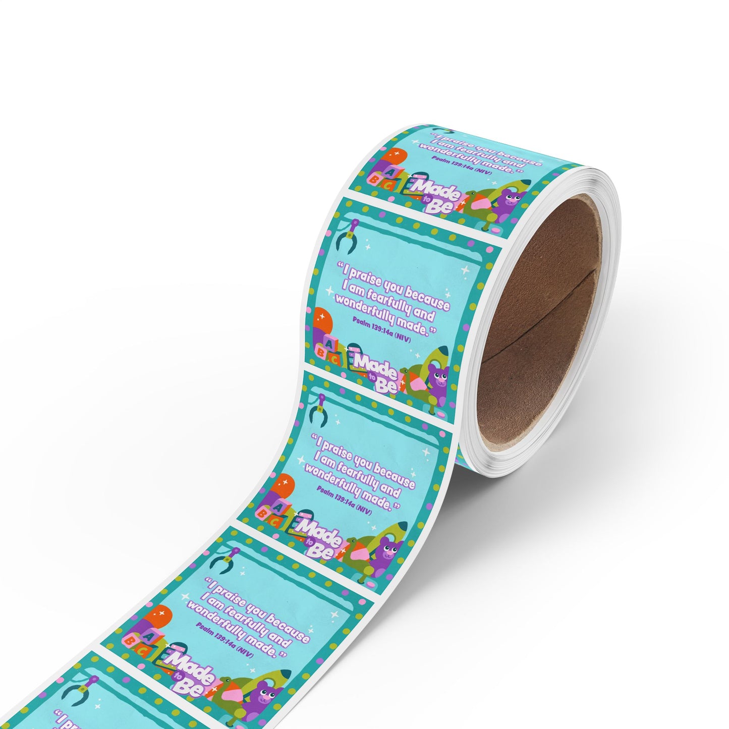 Memory Verse Sticker Roll | Made to Be Preschool