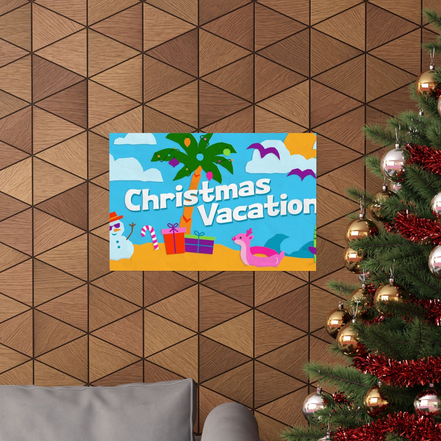 Poster | V7 | Christmas Vacation Preschool Series Graphic | Horizontal