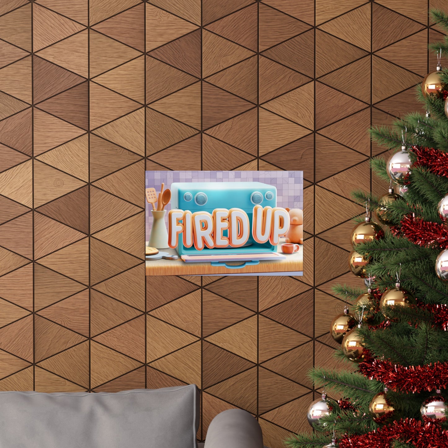 Poster | V8 | Fired Up Series Graphic | Horizontal