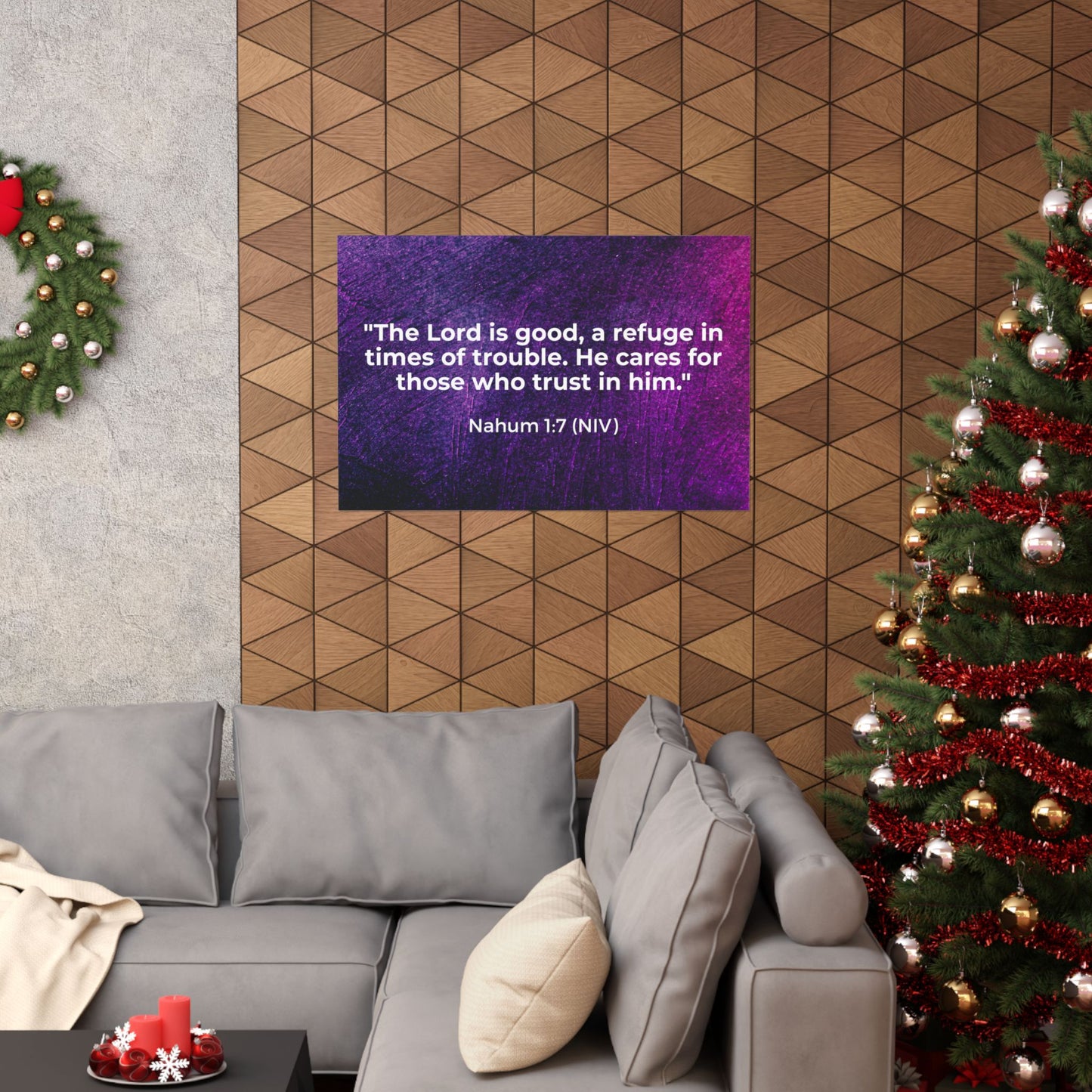Poster I V6 I Hear Me Roar Preschool Memory Verse Graphic I Horizontal