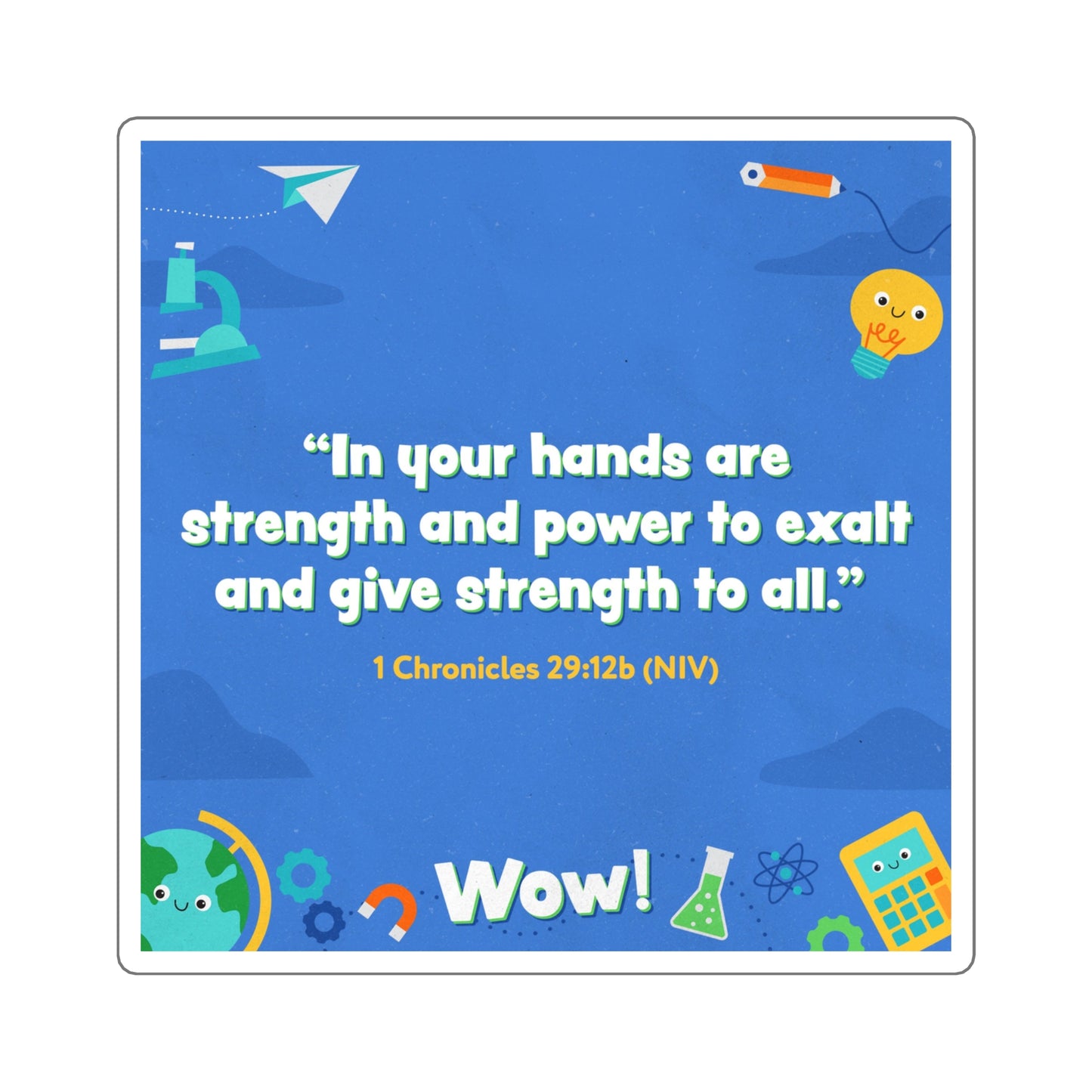 Memory Verse Sticker | V7 | Wow Preschool