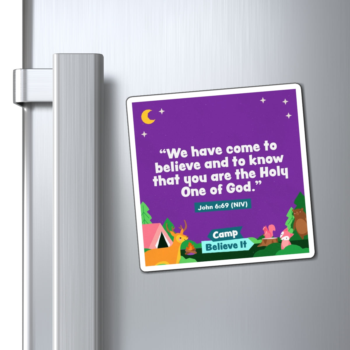 Memory Verse Magnet | V8 | Camp Believe It Preschool