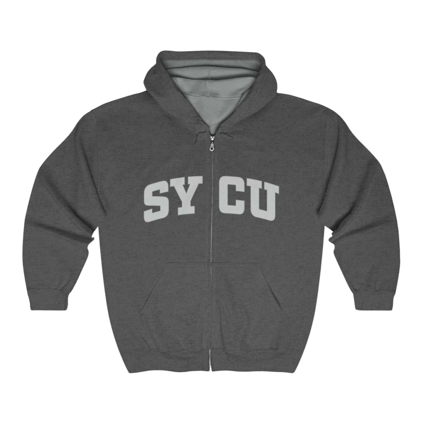 Grey College | SYCU | Zip Up