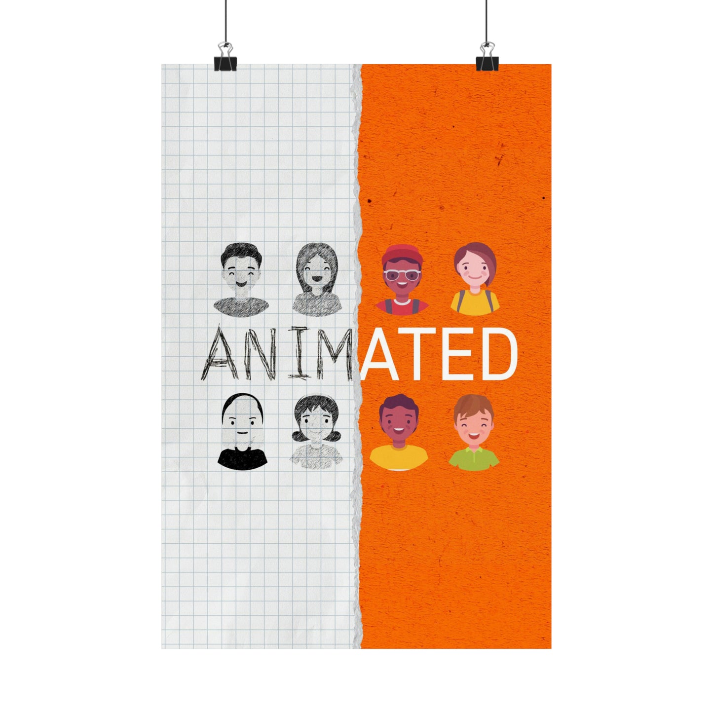 Poster I V6 I Animated Series Graphic I Vertical