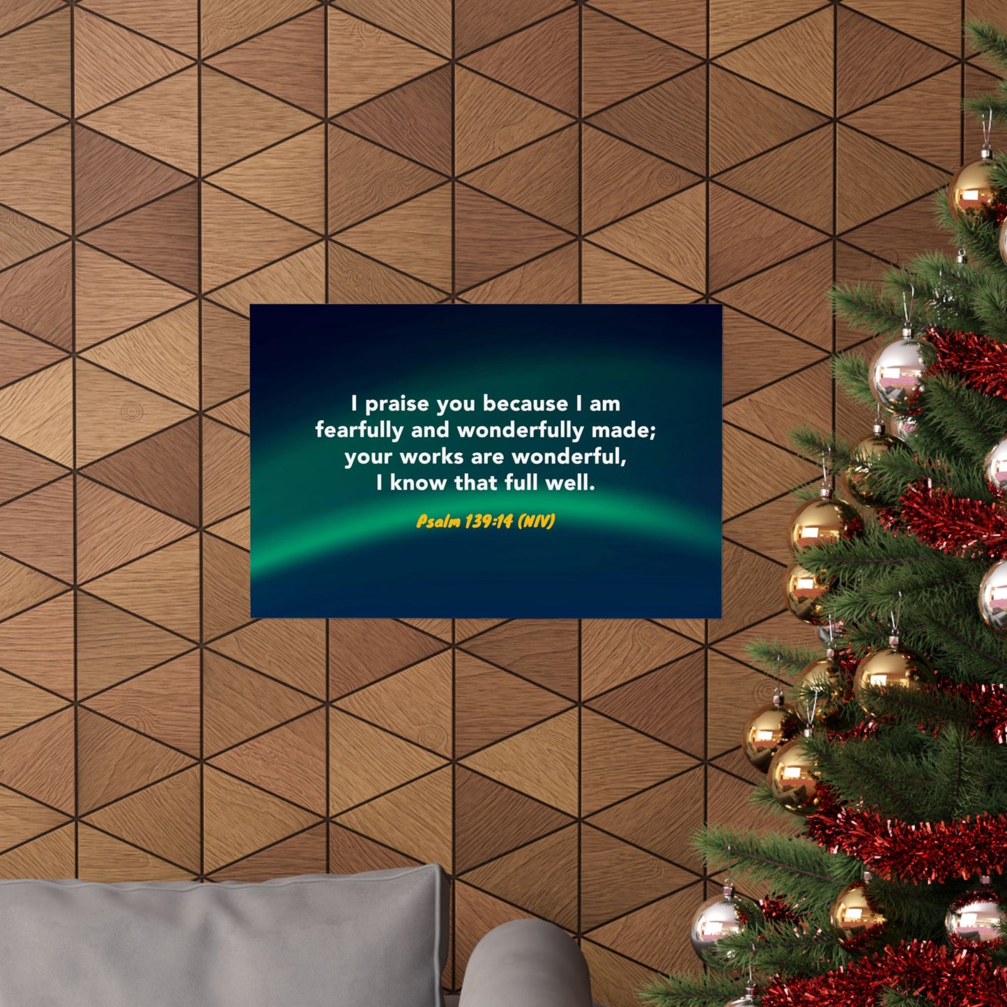 Poster | V6 | Wonder-Full Preschool Memory Verse Graphic | Horizontal