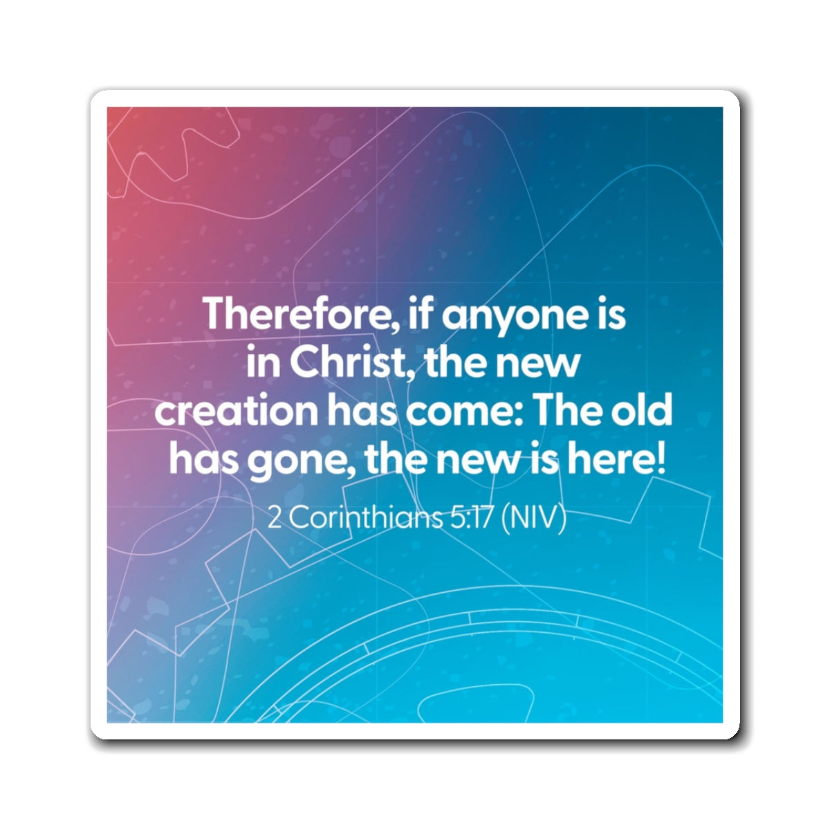 Memory Verse Magnet | V6 | Changing Gears Preschool
