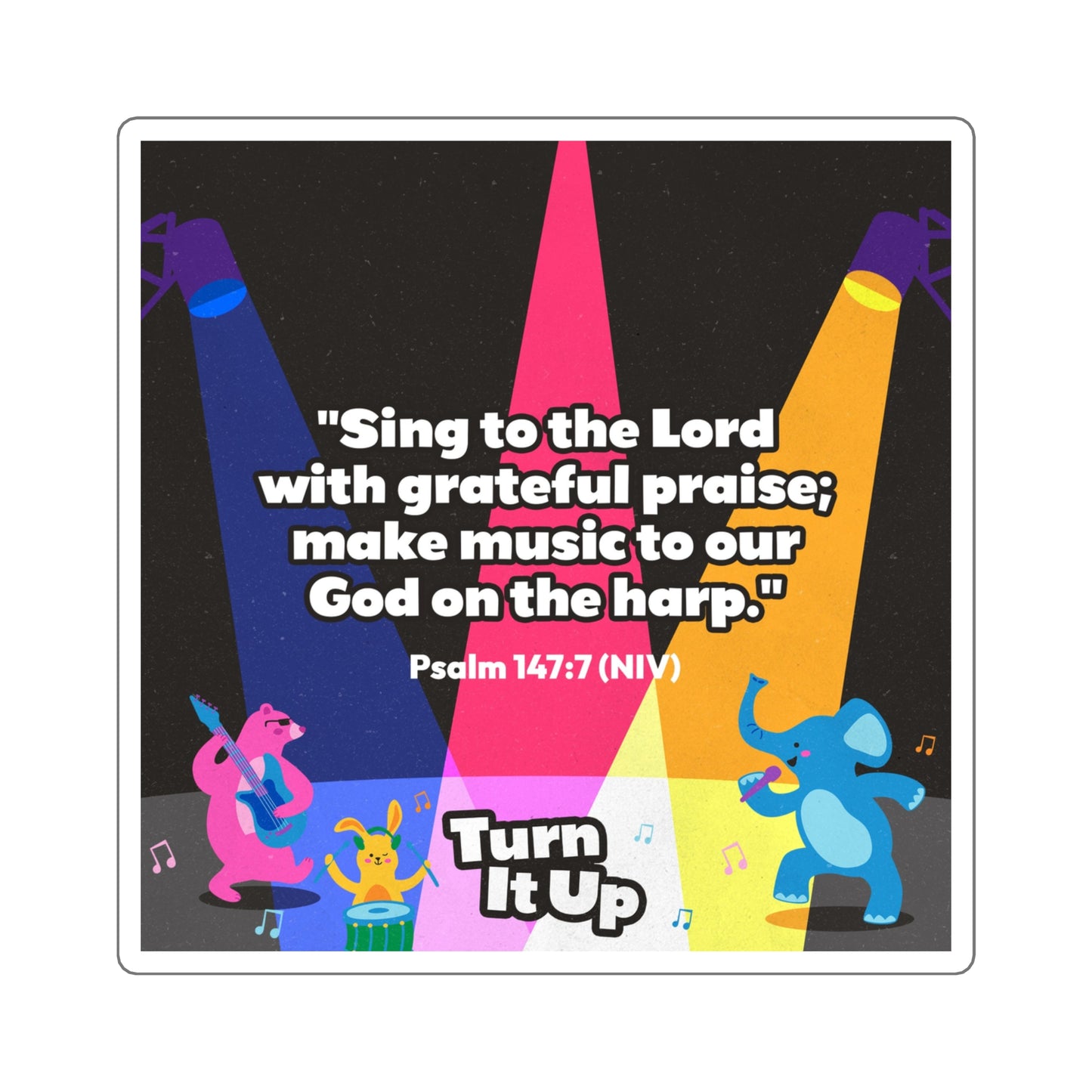 Memory Verse Sticker | V7 | Turn It Up Preschool