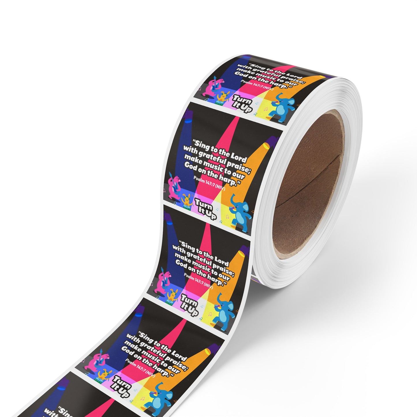 Memory Verse Sticker Roll | V7 | Turn It Up Preschool