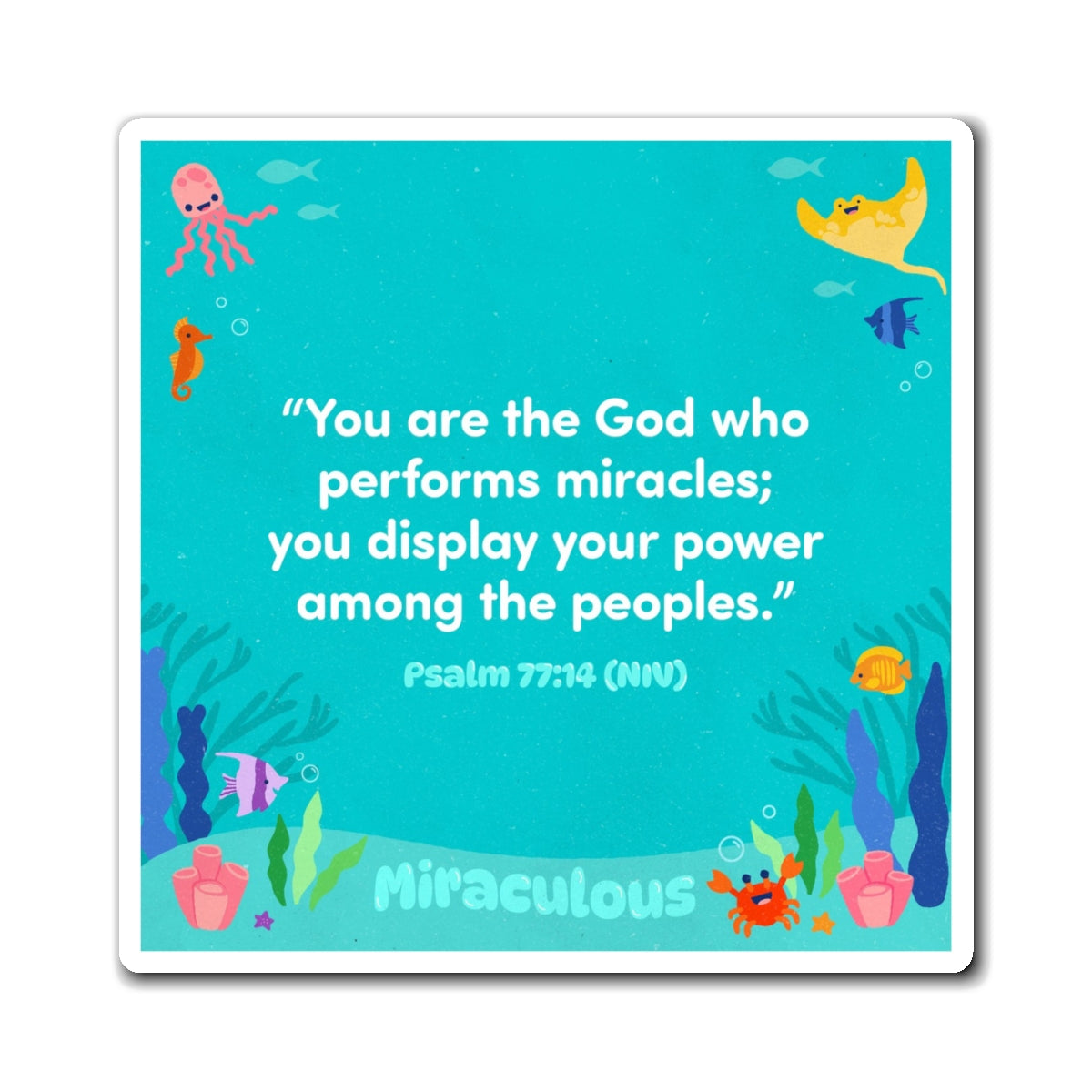 Memory Verse Magnet | V8 | Miraculous Preschool