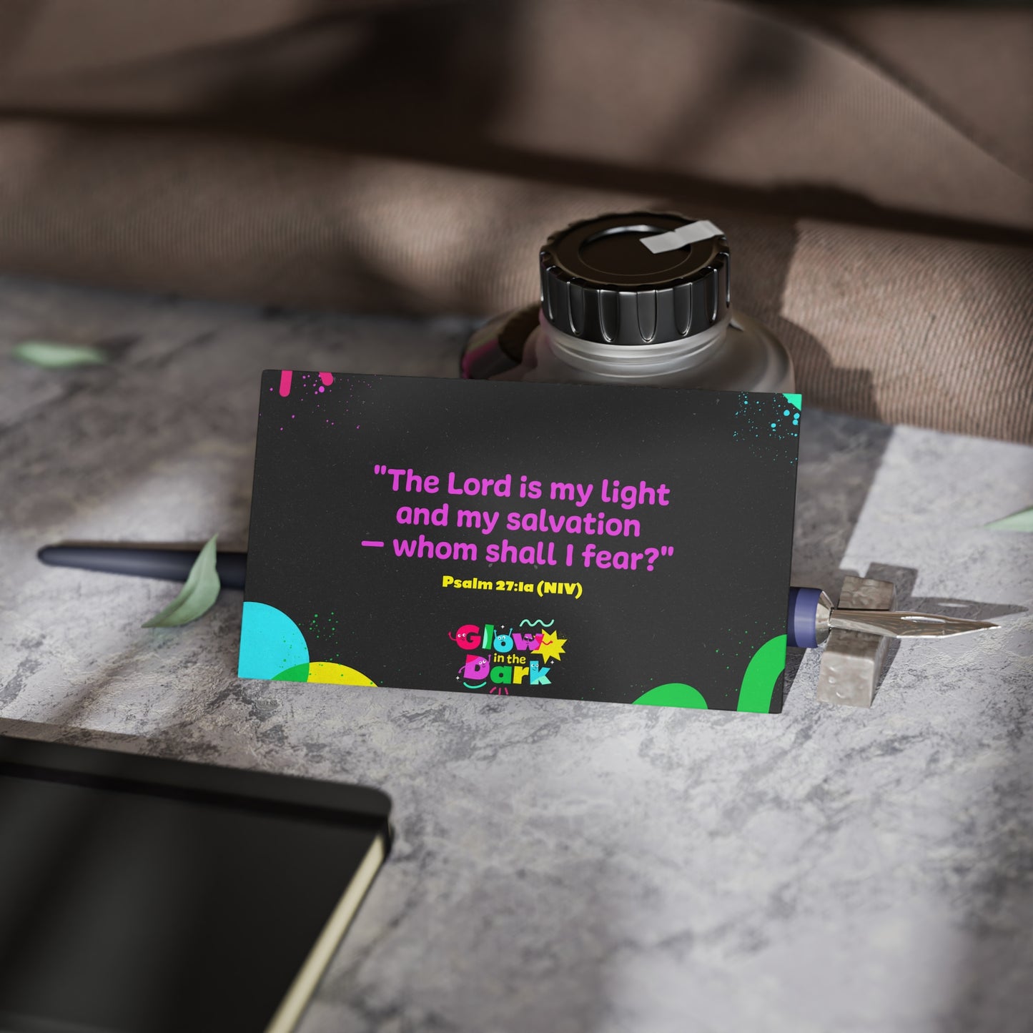 Memory Verse Cards | V7 | Glow in the Dark Preschool