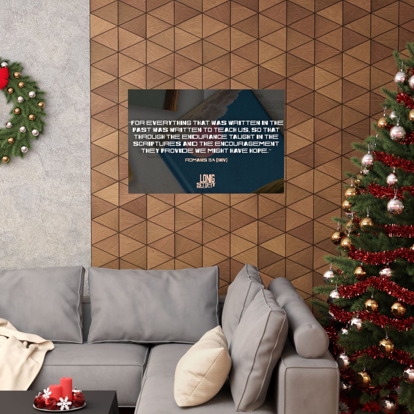 Poster I Long Story Short Memory Verse Graphic I Horizontal