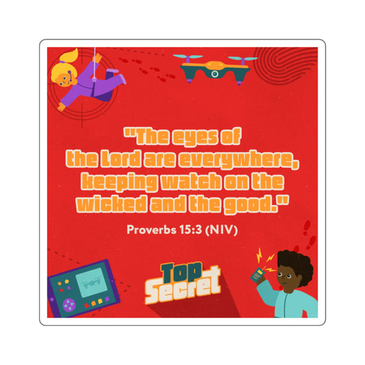 Memory Verse Sticker | V9 | Top Secret Preschool