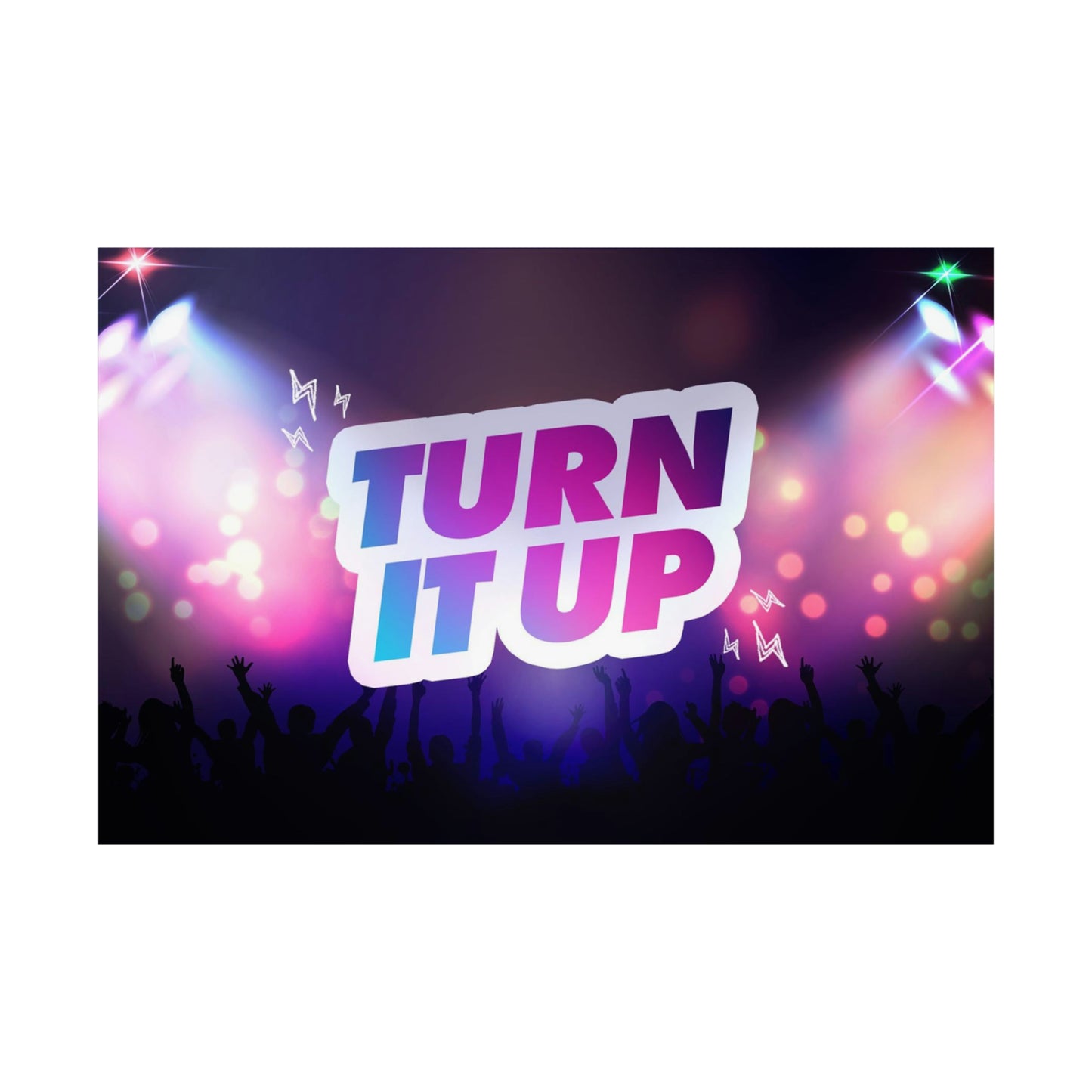 Poster | V7 | Turn It Up Series Graphic | Horizontal