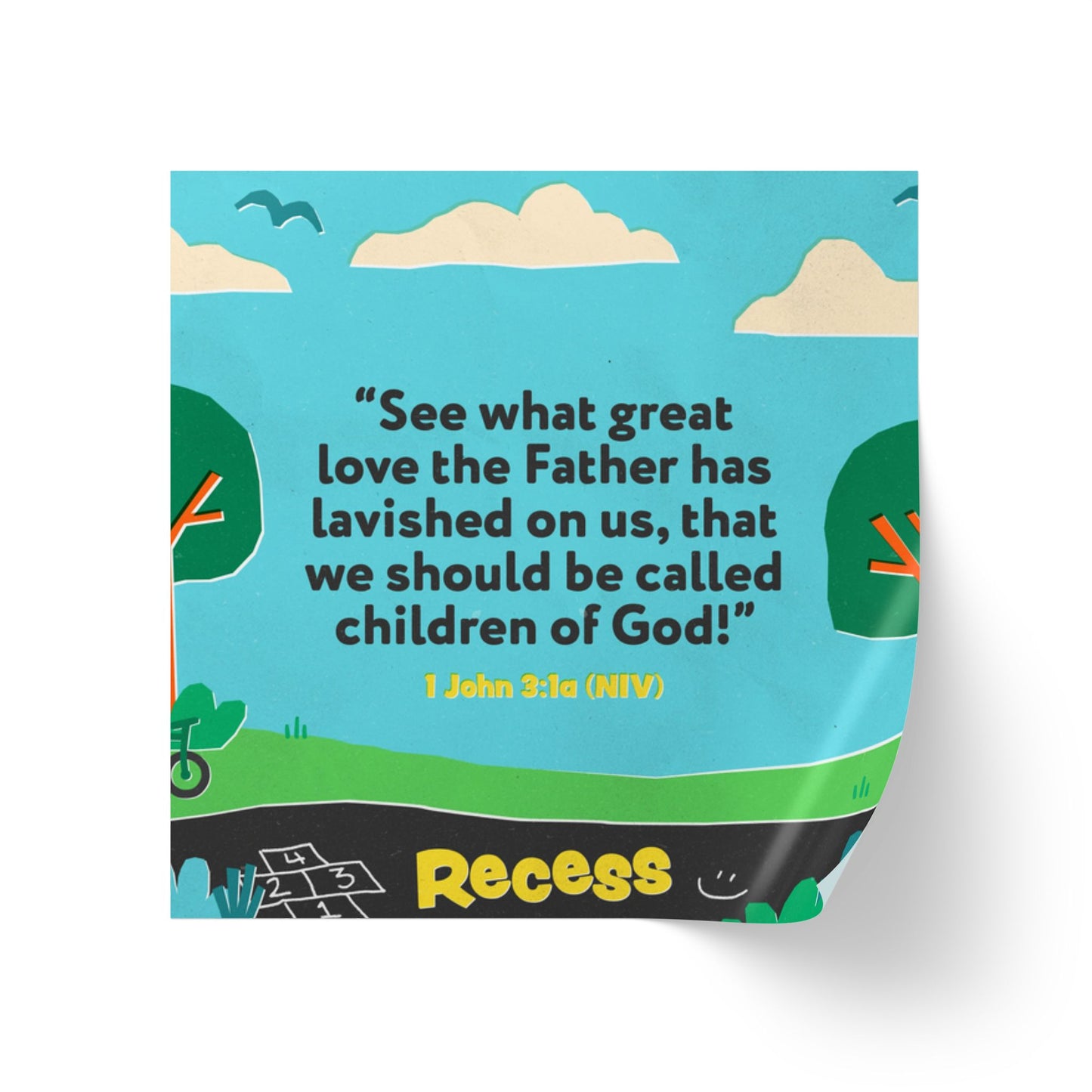 Memory Verse Sticker Roll | V7 | Recess Preschool