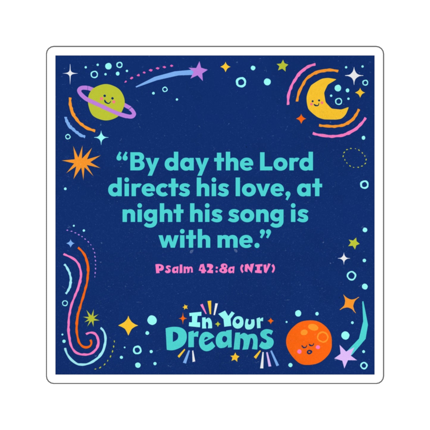 Memory Verse Sticker | V7 | In Your Dreams Preschool