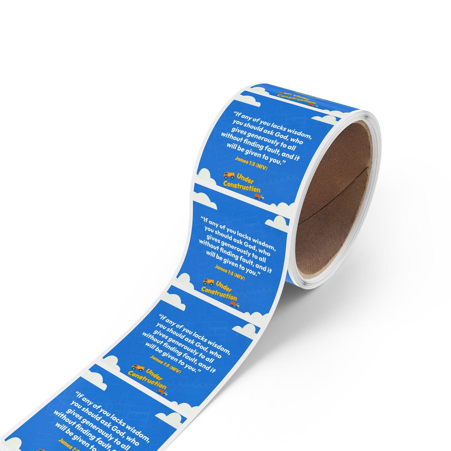 Memory Verse Sticker Roll | V8 | Under Construction Preschool
