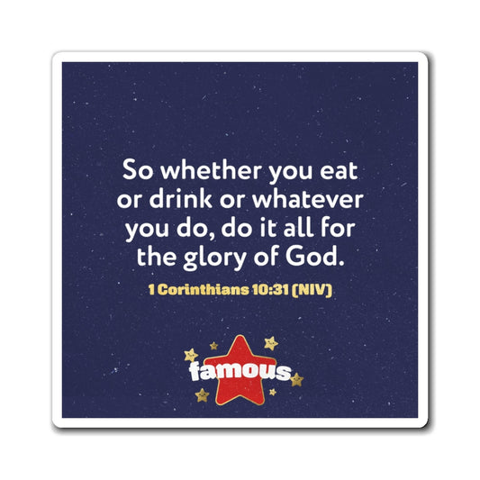 Memory Verse Magnet | V5 | Famous Preschool