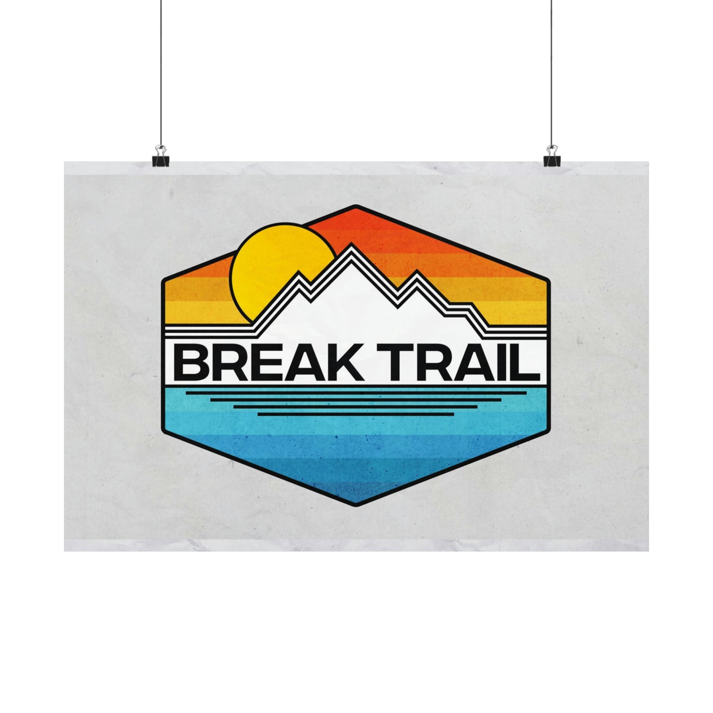 Poster | V5 | Break Trail | Horizontal