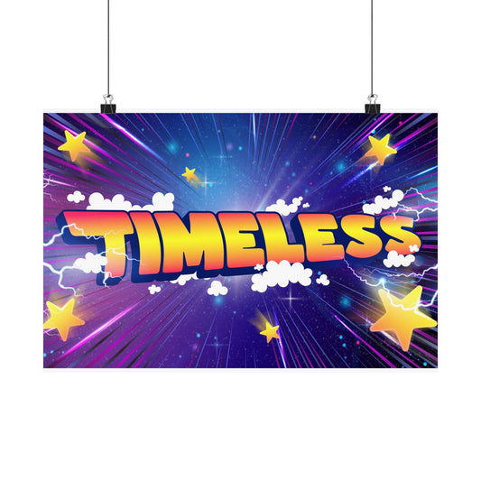 Poster | V | Timeless Elementary Series Graphic | Horizontal