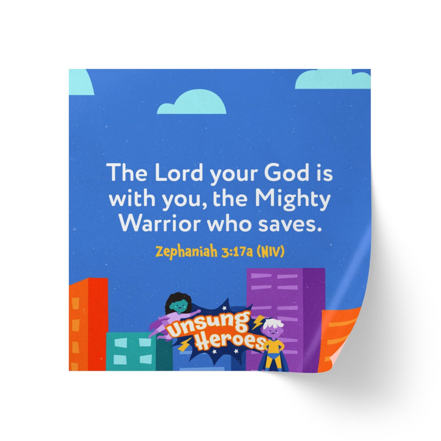 Memory Verse Sticker Roll | V8 | Unsung Heroes Preschool