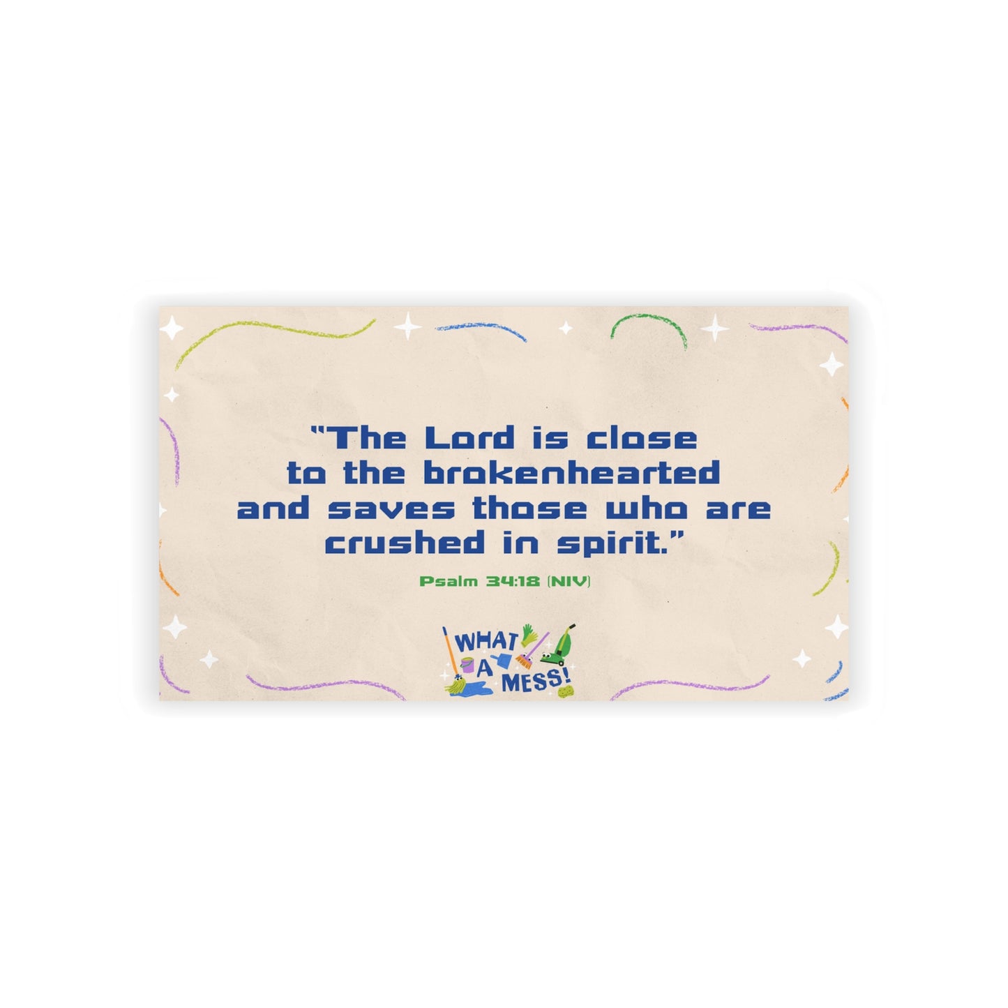 Memory Verse Cards | What A Mess Preschool