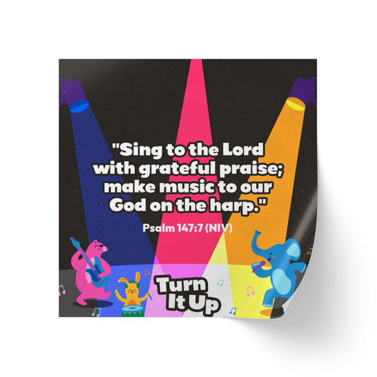 Memory Verse Sticker Roll | V7 | Turn It Up Preschool