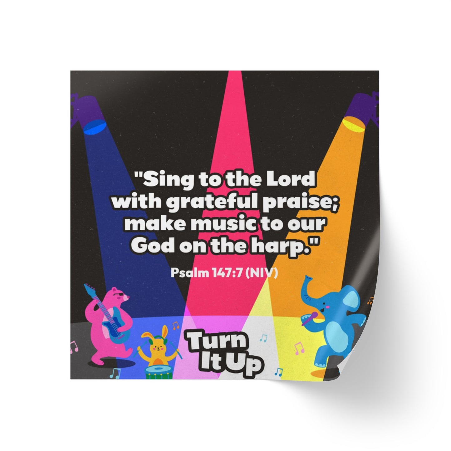 Memory Verse Sticker Roll | V7 | Turn It Up Preschool