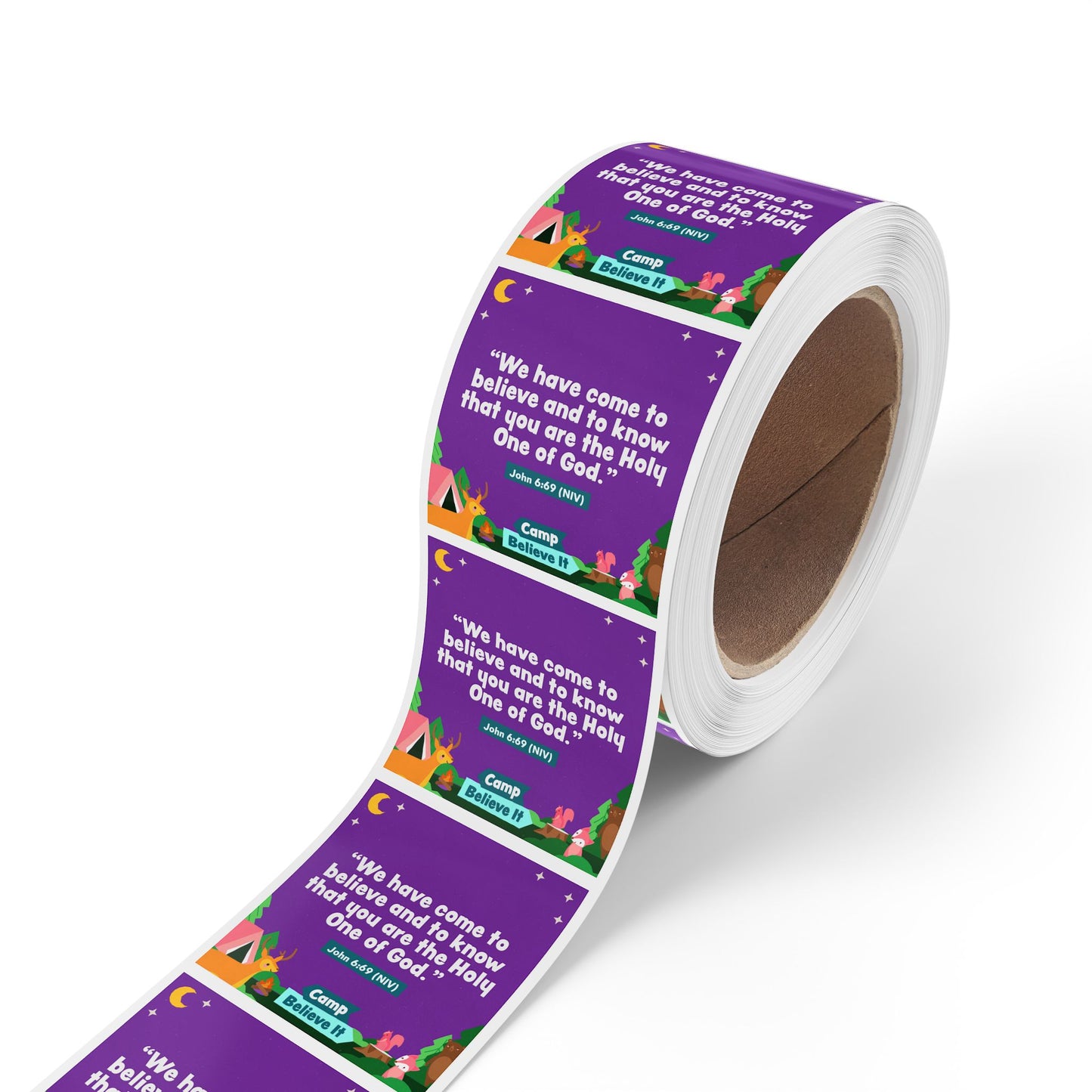Memory Verse Sticker Roll | V8 | Camp Believe It Preschool