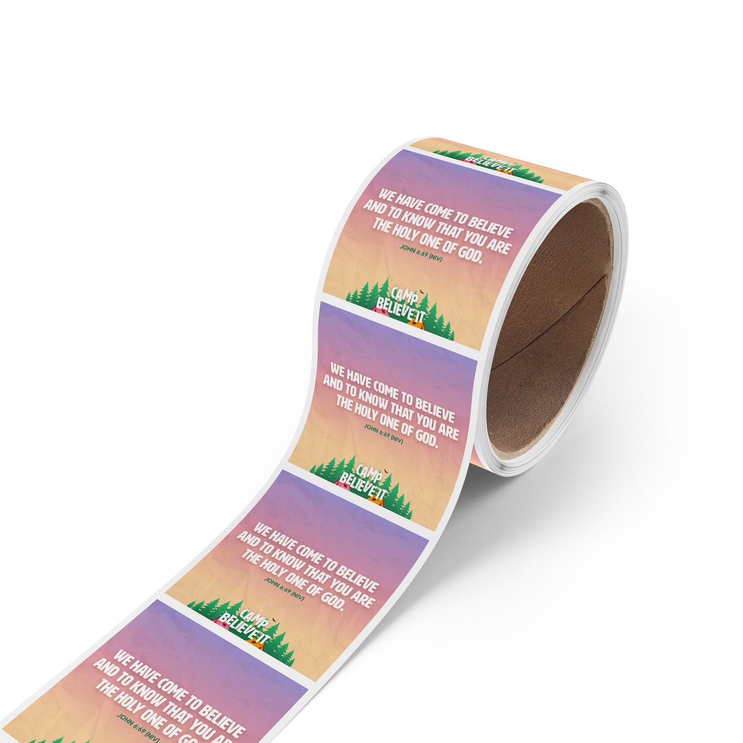 Memory Verse Sticker Roll | V8 | Camp Believe It