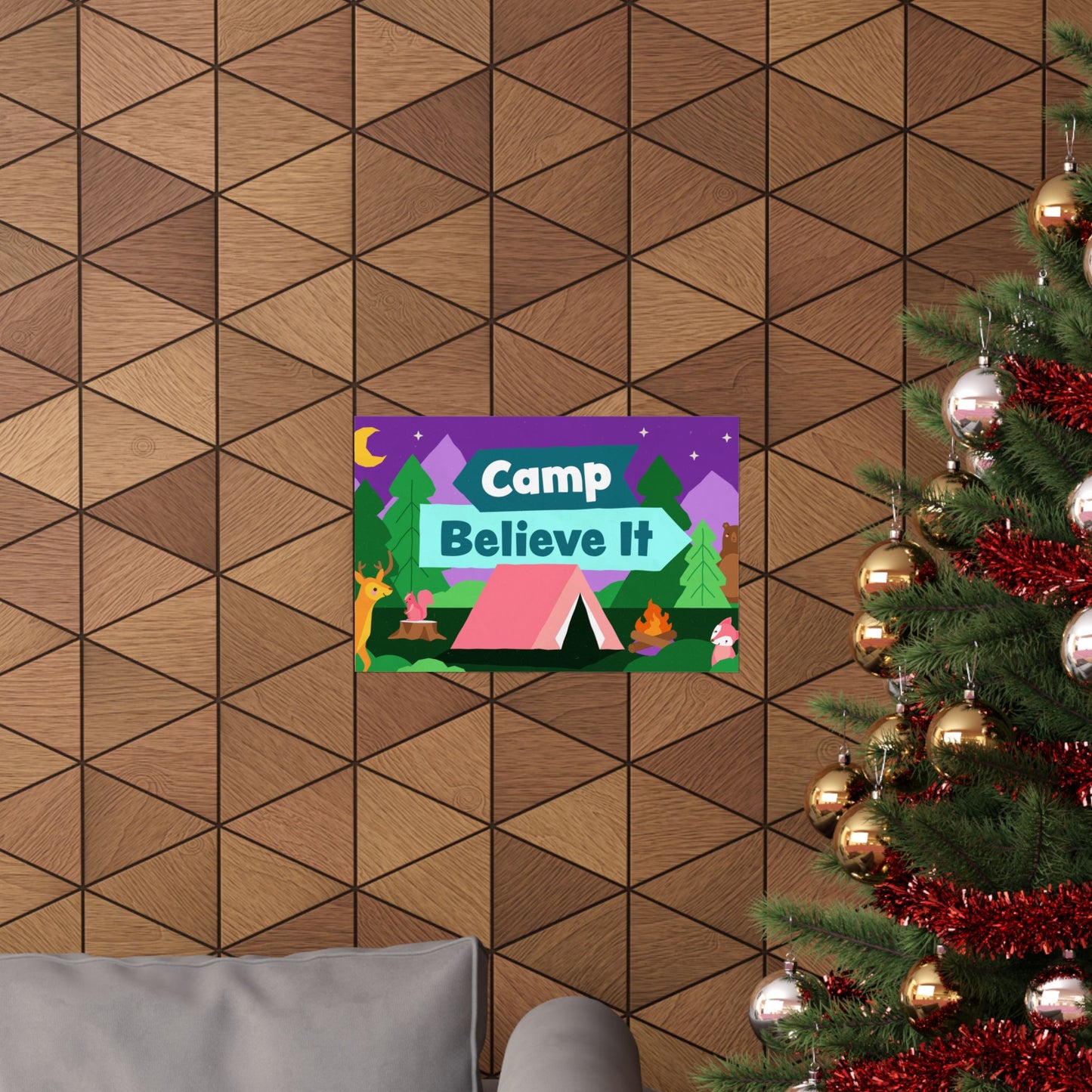 Poster | V8 | Camp Believe It Preschool Series Graphic | Horizontal