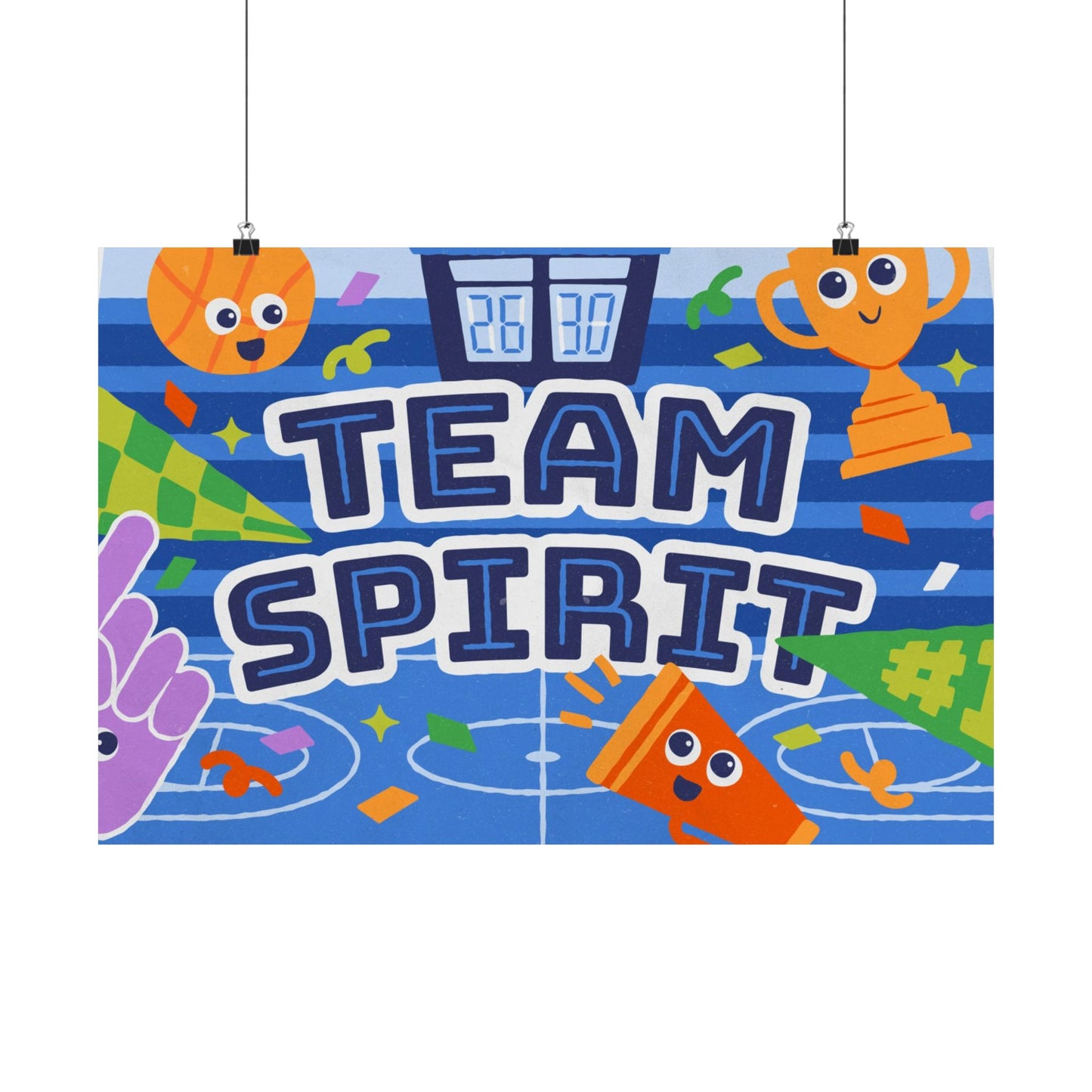 Poster | Team Spirit Preschool Series Graphic | Horizontal