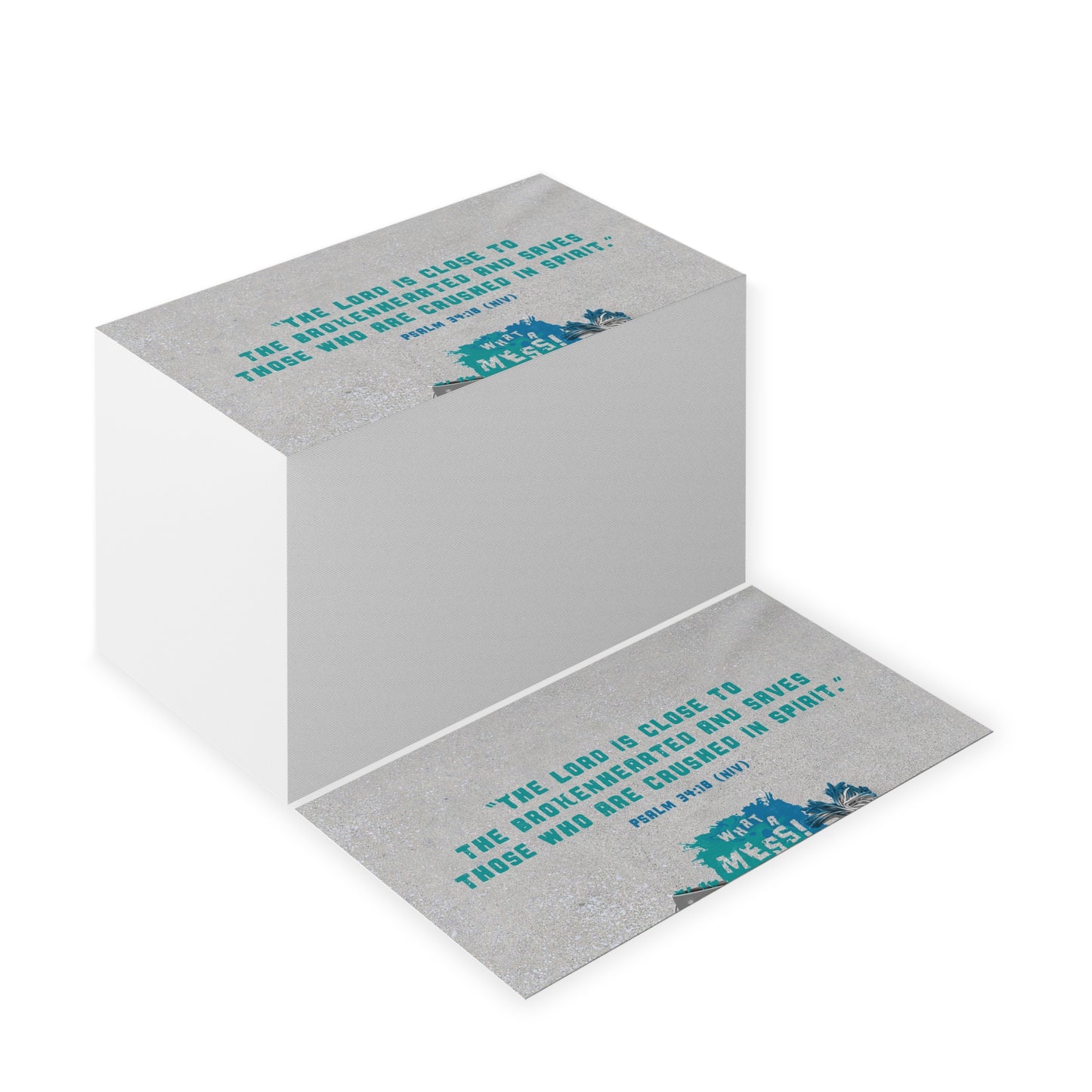 Memory Verse Cards | What A Mess Elementary