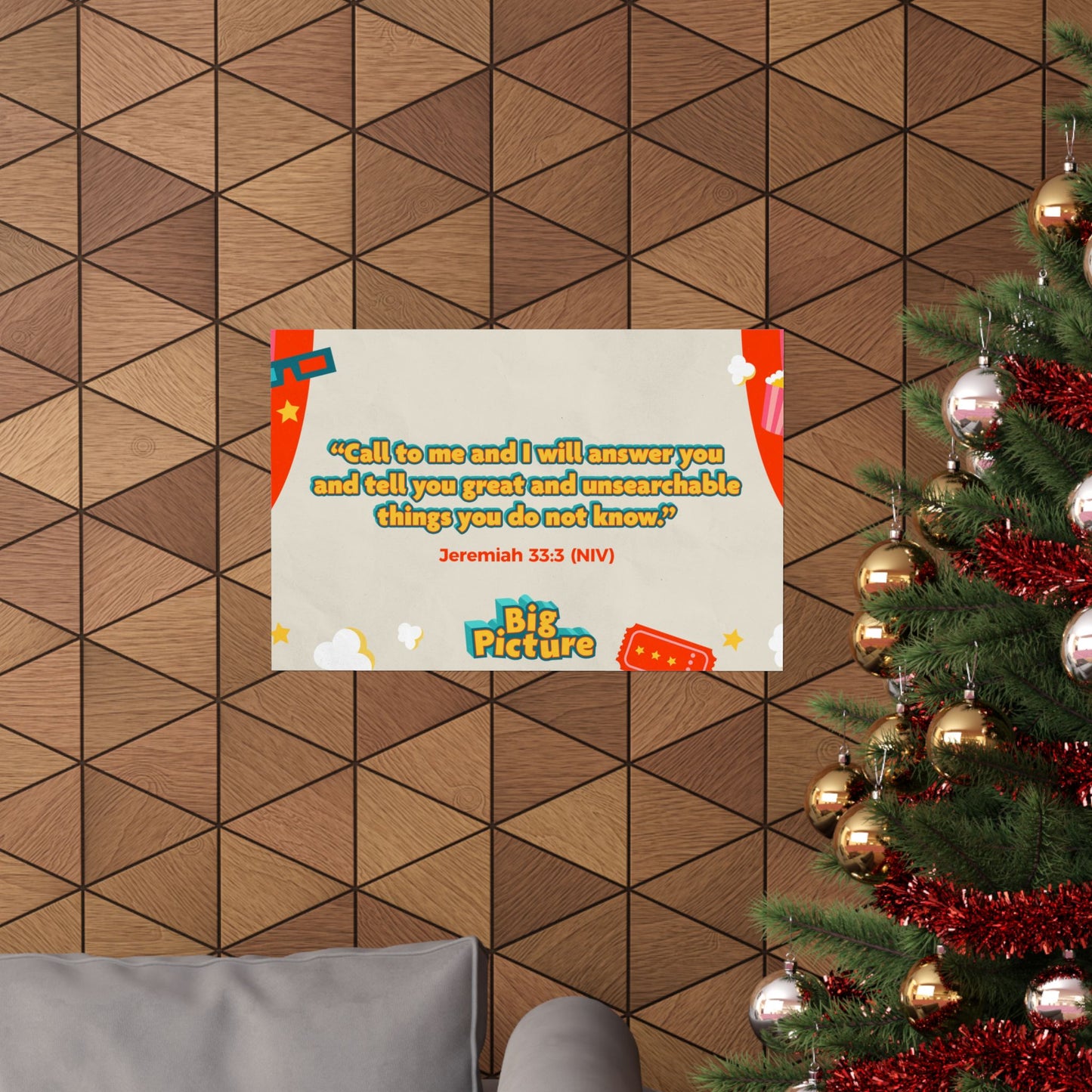 Poster | V8 | Big Picture Preschool Memory Verse Graphic | Horizontal