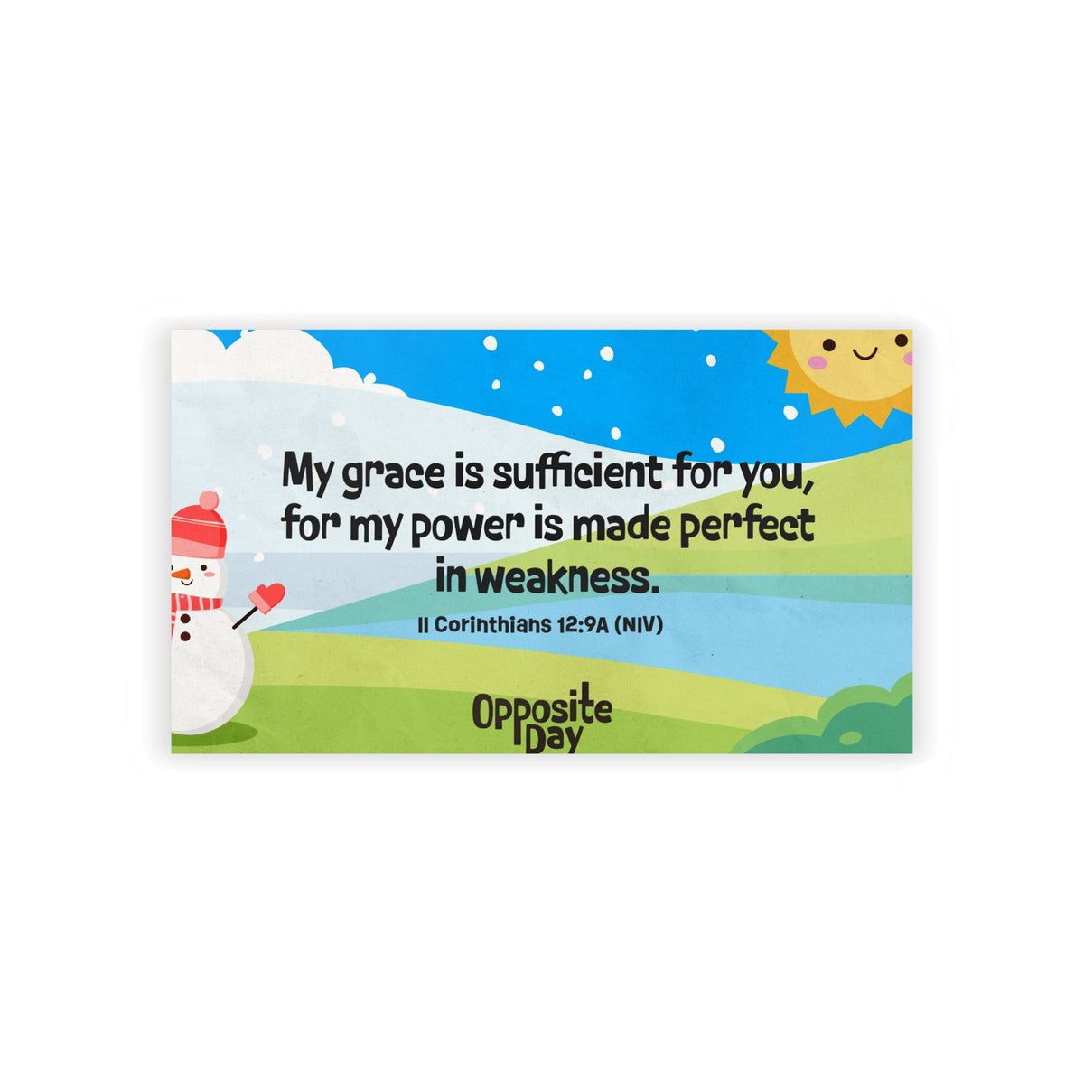 Memory Verse Cards | V5 | Opposite Day Preschool