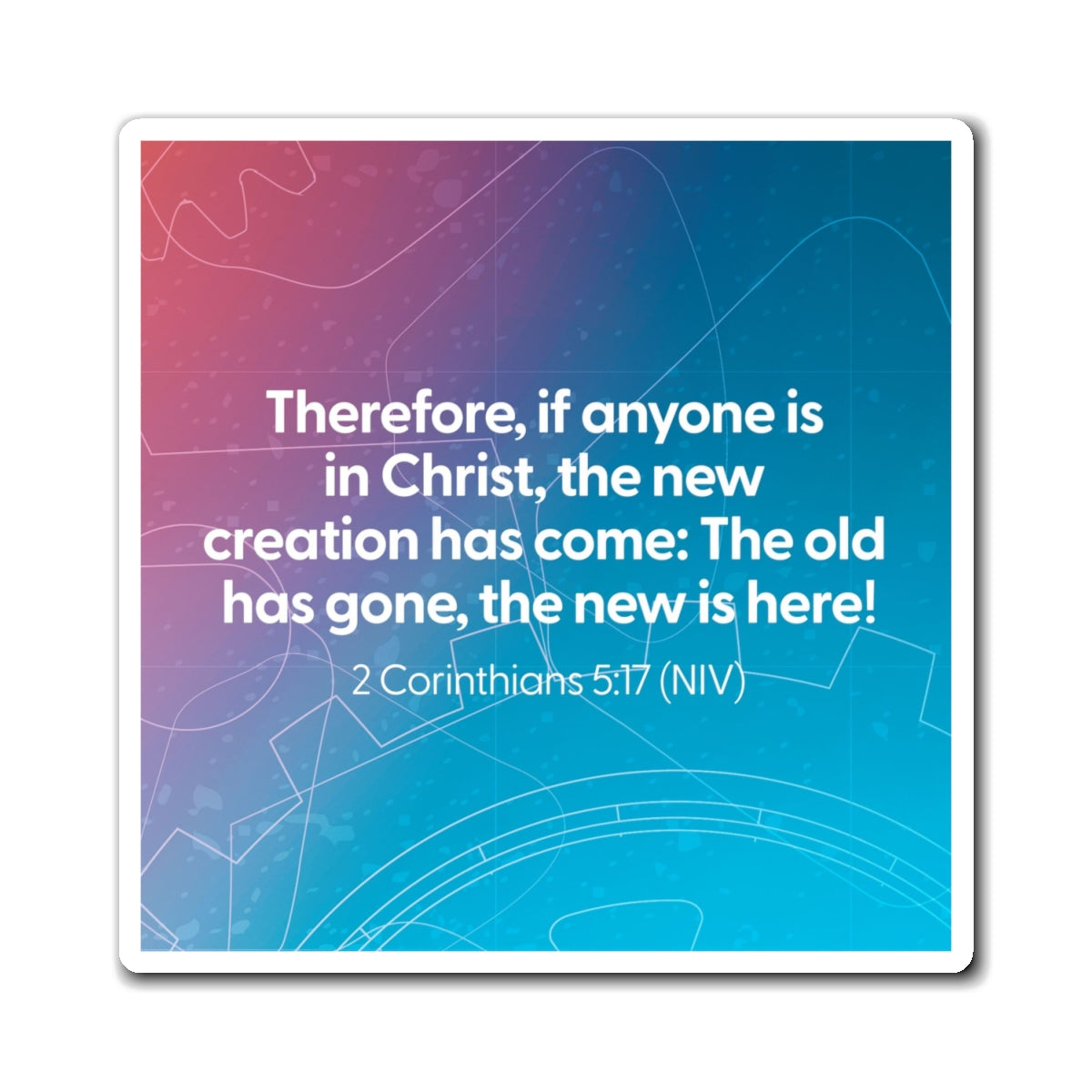Memory Verse Magnet | V6 | Changing Gears Preschool