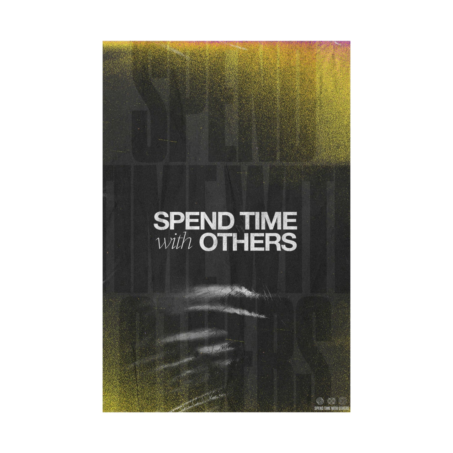 Poster I V6 I Spend Time With Others Students Discipleship Graphic I Vertical