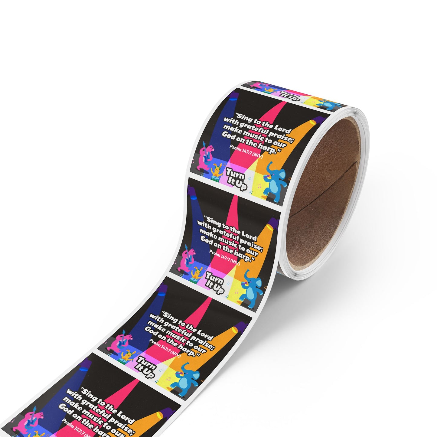Memory Verse Sticker Roll | V7 | Turn It Up Preschool