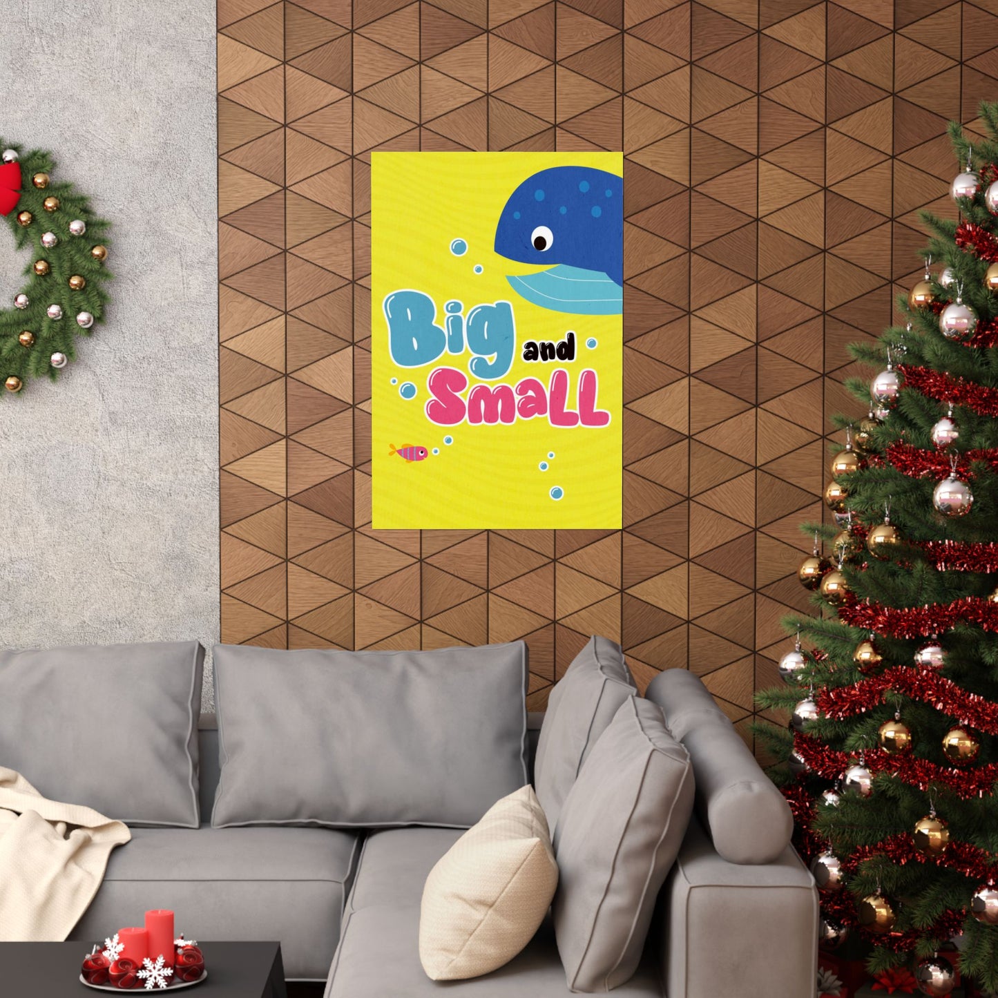 Poster I V5 I Big And Small Preschool Series Graphic I Vertical