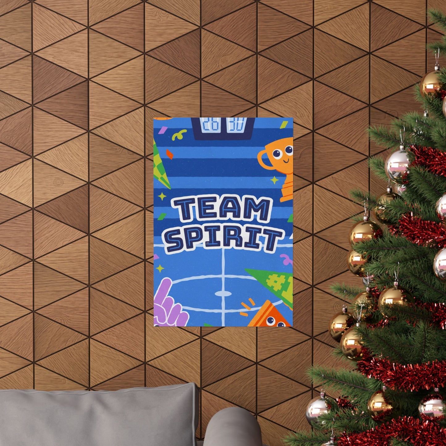 Poster | Team Spirit Preschool Series Graphic | Vertical