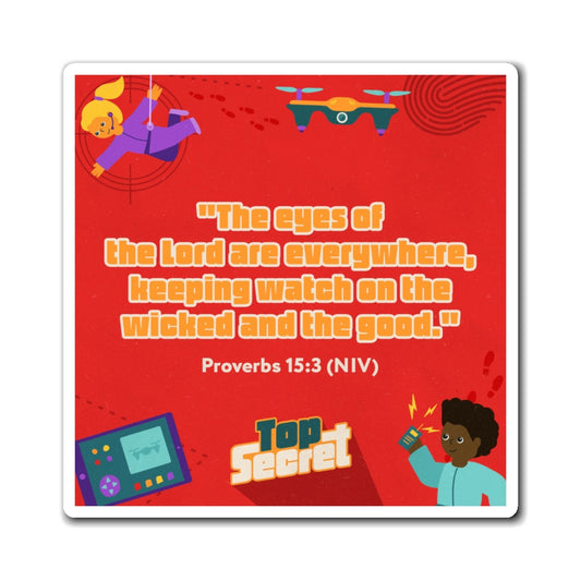 Memory Verse Magnet | V9 | Top Secret Preschool
