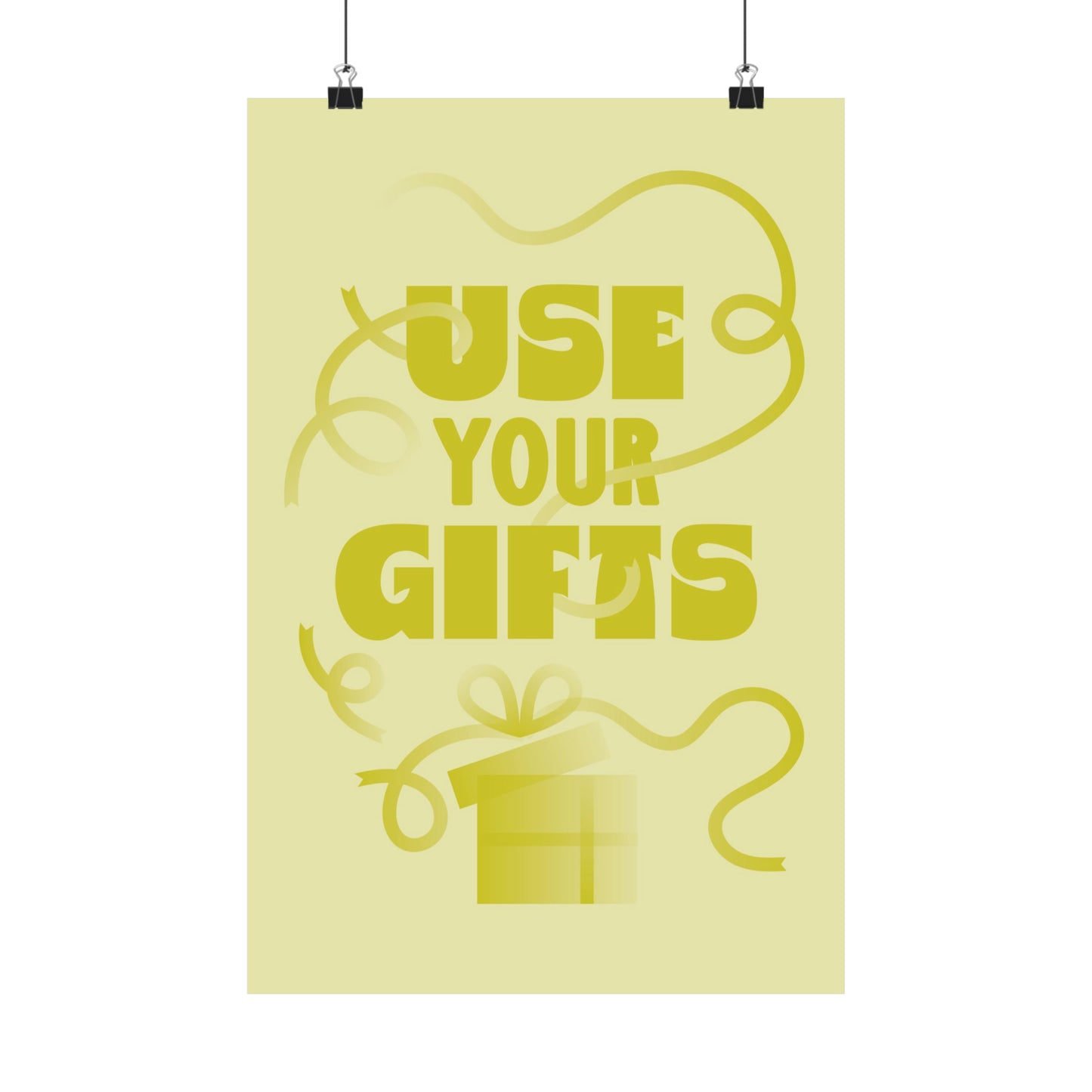 Poster I V7 I Use Your Gifts Students Discipleship Graphic I Vertical