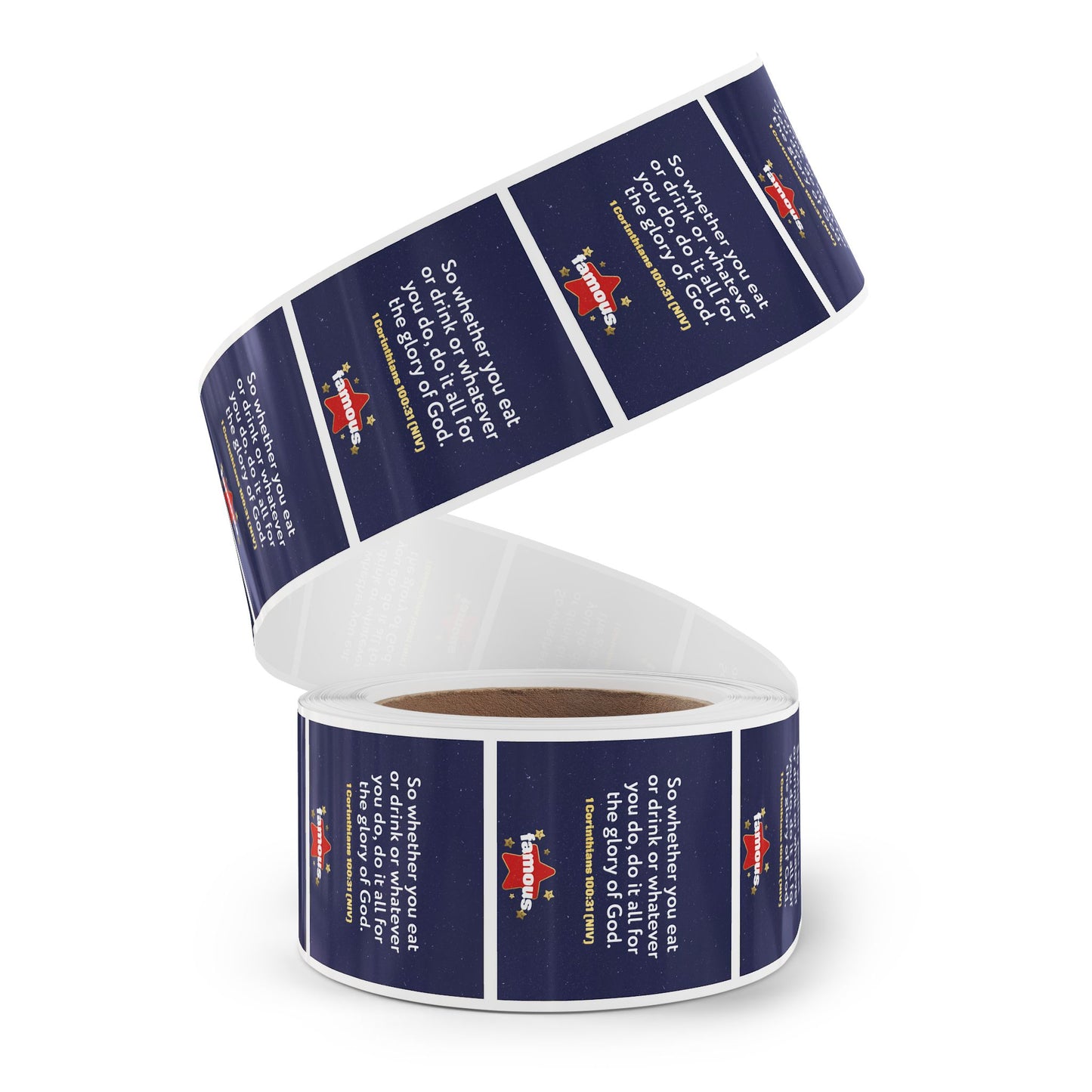 Memory Verse Sticker Roll | V5 | Famous Preschool