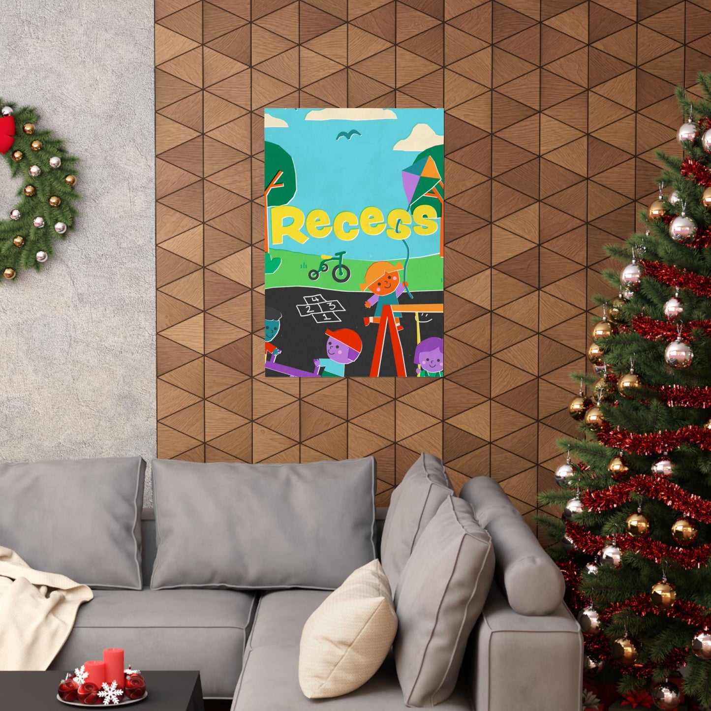 Poster | V7 | Recess Preschool Series Graphic | Vertical