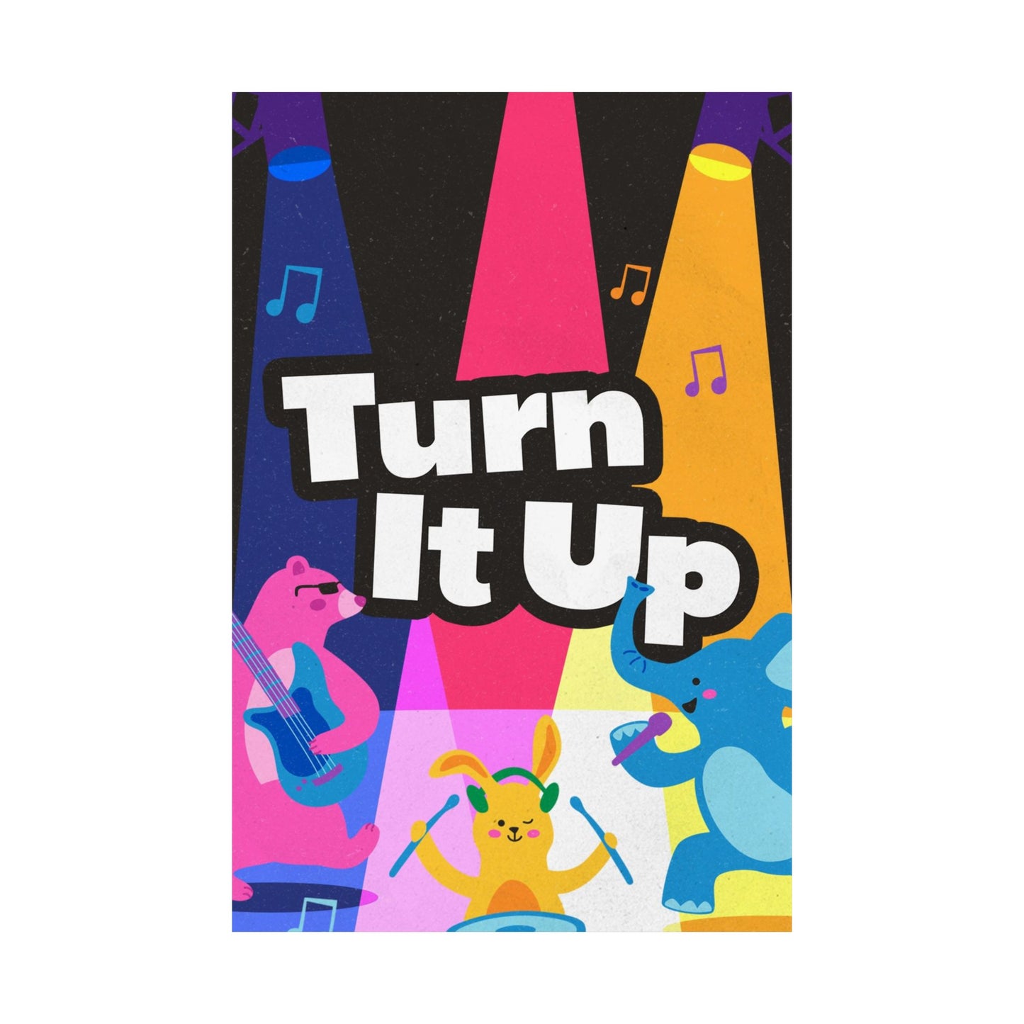 Poster | V7 | Turn It Up Preschool Series Graphic | Vertical