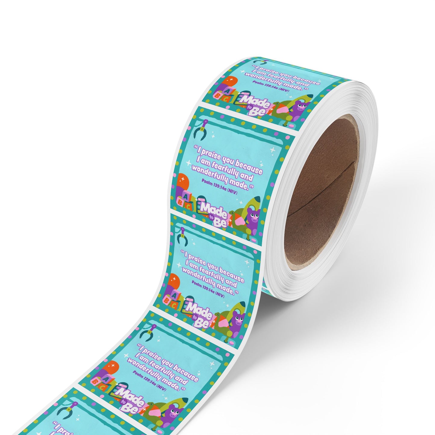 Memory Verse Sticker Roll | Made to Be Preschool