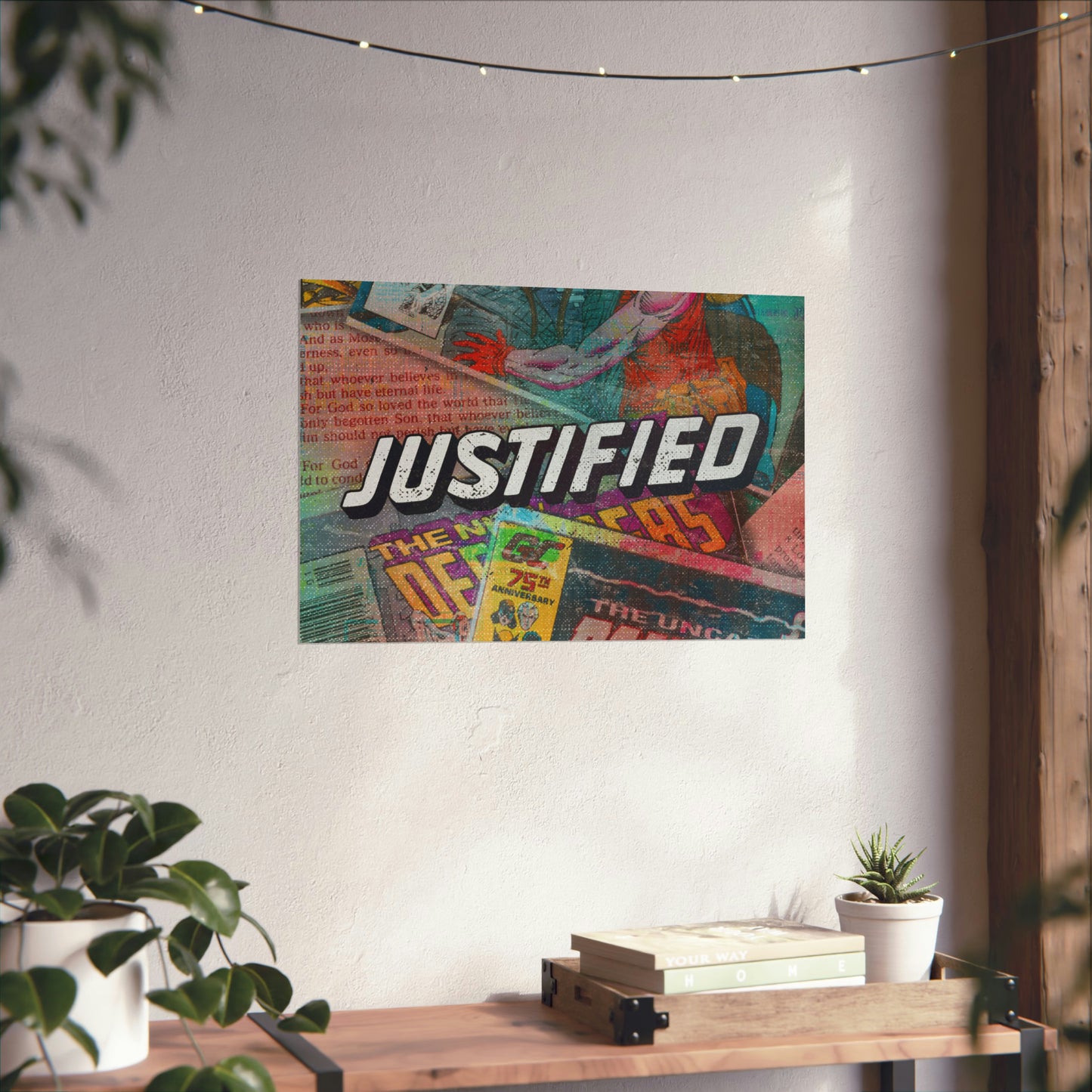 Poster | V7 | Justified Series Graphic | Horizontal