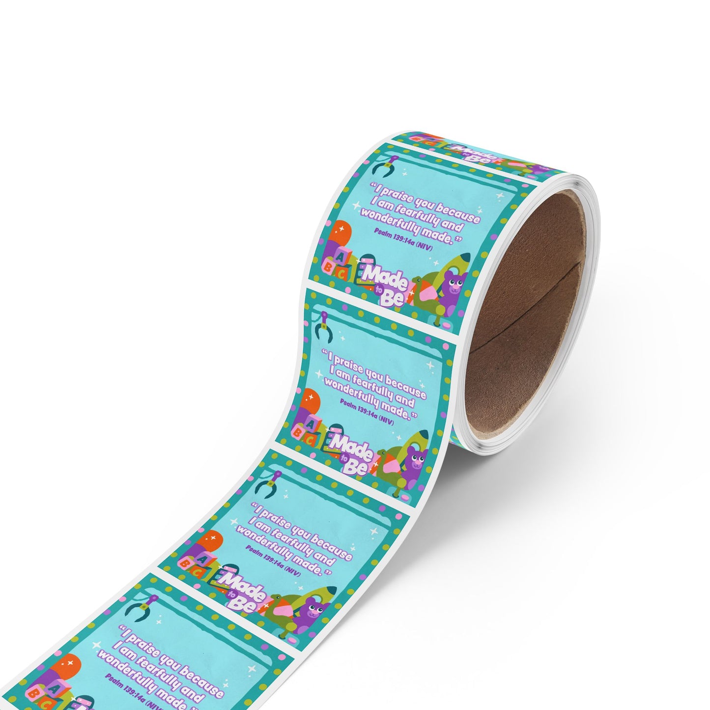 Memory Verse Sticker Roll | Made to Be Preschool