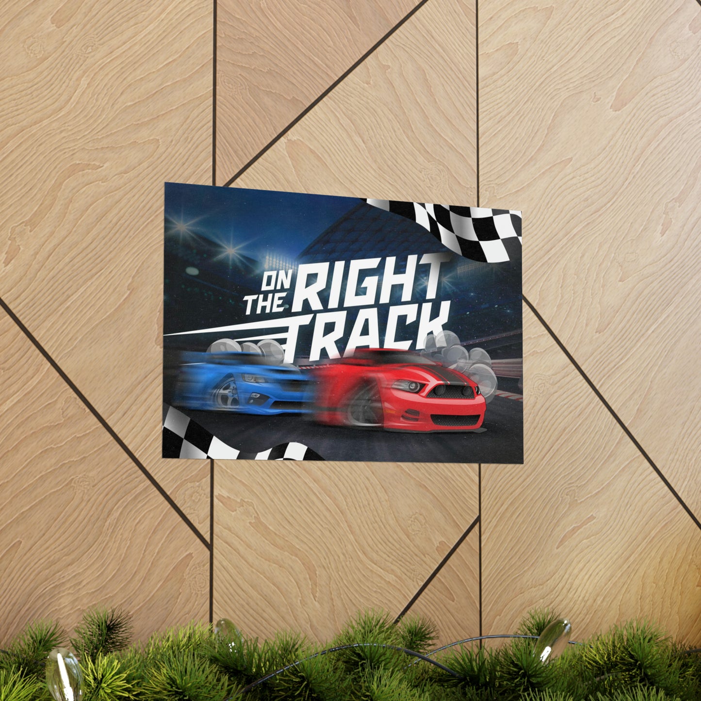 Poster | V7 | On The Right Track Series Graphic | Horizontal